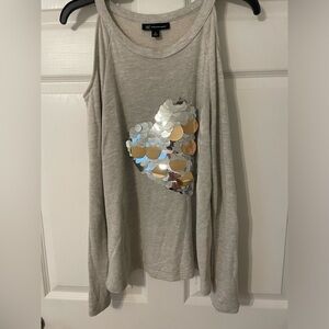 INC cold-shoulder sweatshirt